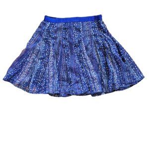 AMERICAN EAGLE Purple Chiffon Floral Skirt size 2